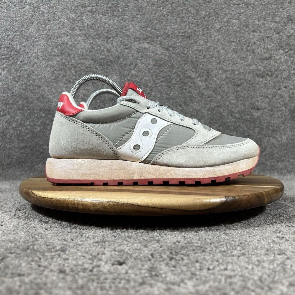 Saucony Jazz Original S1044-323 Women’s Size 8.5 Gray Red Running Shoes Used
